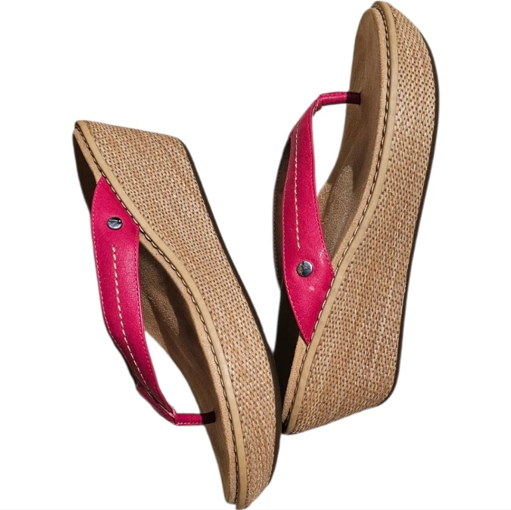 Vionic Grenada Women's Fuchsia Sandals EUC 8 - Picture 3 of 7